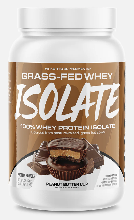 Grass-Fed Whey Protein Isolate - 28g Protein WRKETHIC - NutriShop Omaha NutrishopOmaha